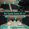 Toyota Camry 6 x Front/Side/Rear Window Sunshade (2007–2011)