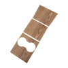 Tesla Model 3 Wood Grain Cup Holder Decal (2017-2020)