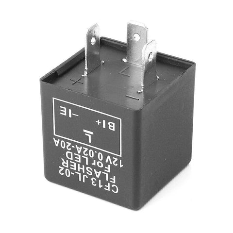 Car - CF13 JL-02 12V 3 Pin Adjustable Speed LED Flasher Relay (2010-2023)