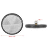 Motorcycle Bike 6 Pair M6x1.0 White Universal Screw Mount Warning Reflector