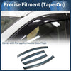 Ford Focus (2012-2018) Side Vent Visors Black Window Deflectors 1 Set