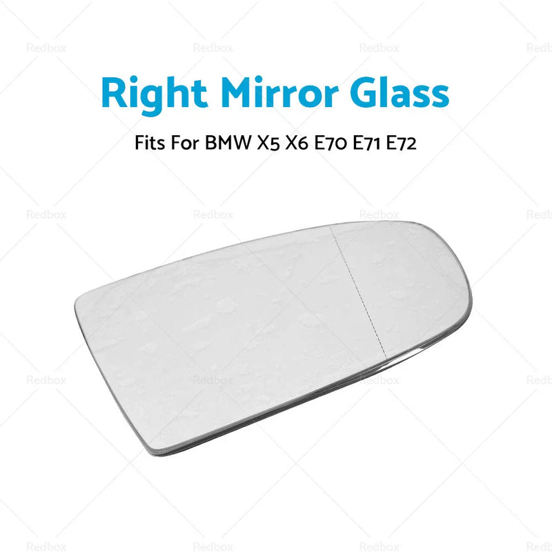 BMW X5 X6 E70 E71 E72 Right Heated Wing Side Mirror Glass (2008-2014)