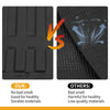 Dodge Ram 1500 Cargo Liner Rear Trunk Mat Stripe Pattern TPE (2019-2024)