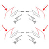 Honda Fit Hatchback 2001-2008 Front Rear Door Glass Run Channel Seal Set