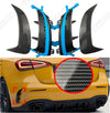 A-Class A160 A250 A35 AMG Rear Bumper Trim Lip Spoiler Stickers (2013-2023)