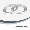 Honda Civic Silver Tone Door Audio Speaker Ring Covers