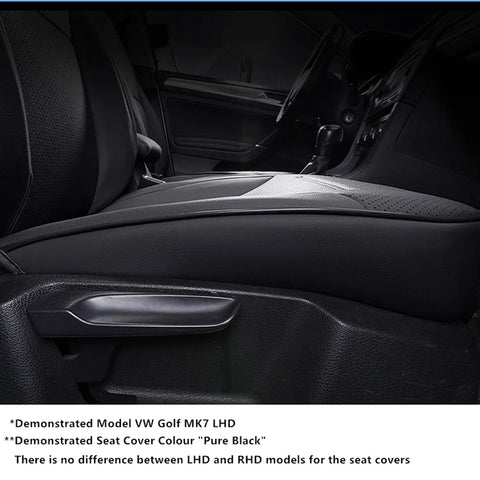 VW Golf MK6 (2010-2014) - Mixed Red Tailor Made PU Leather Seat Covers
