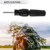 Motorcycle 10.5mm Aluminum Alloy Plastic Slider Frame Bolt 1 Set Black