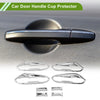 Ford Fusion Mondeo (2013-2018) Silver Tone Car Door Handle Cup Protector