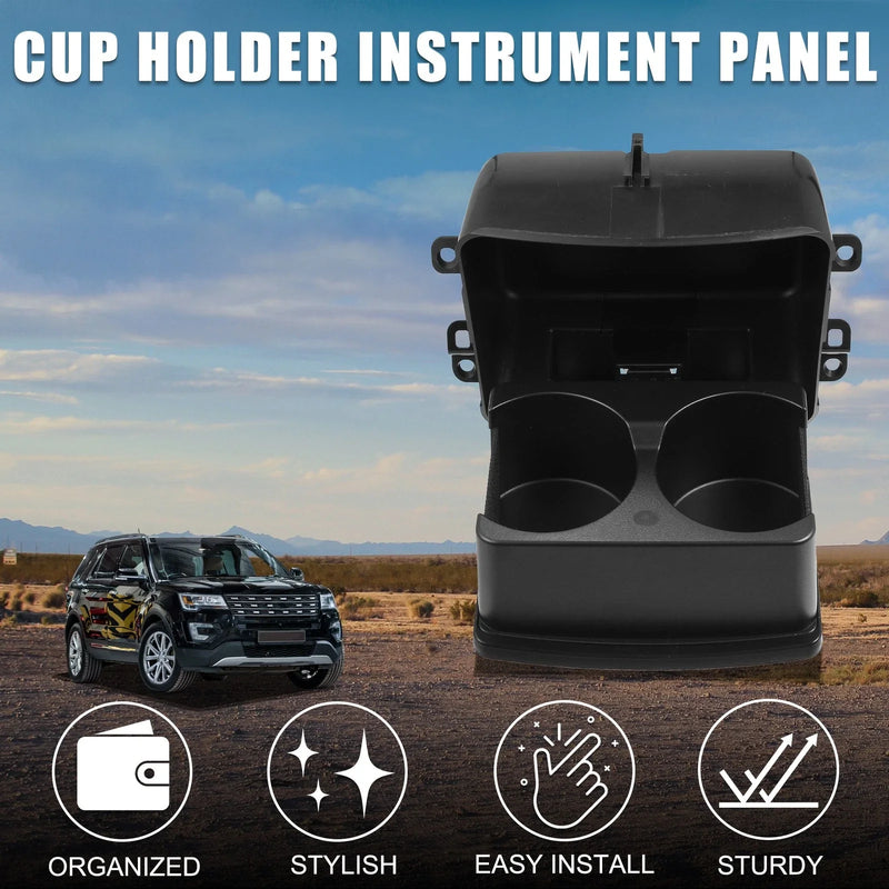 Ford Explorer (2011-2023) Black Drink Holder Cup Holder