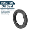 Oil Seal / 5Pcs / Seal Ring Rotary Shaft Seal NBR Rubber 48x70x9mm Black