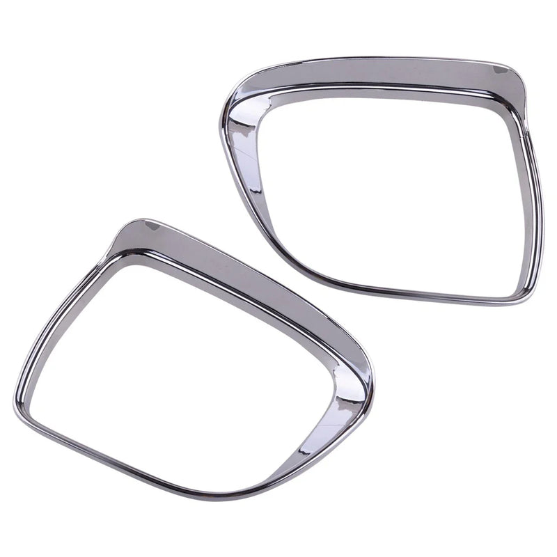 Rear View Mirror Chrome Trims for Nissan Murano Rogue Qashqai 2 x Rain Covers