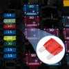 Car Boat Truck RV Motorcycle Red 10 Pcs Maxi Fuse 50A Blade Fuse