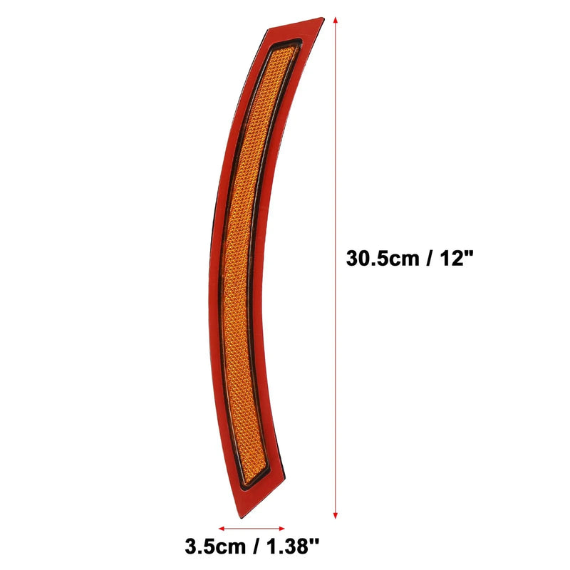 BMW F15 F85 Yellow Front Bumper Reflectors