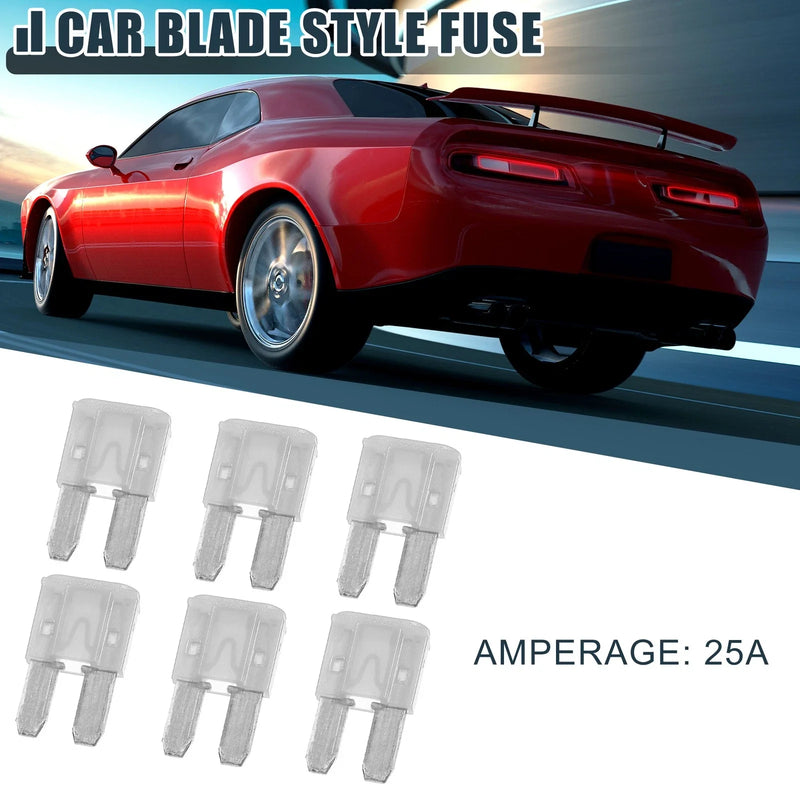 Boat Truck RV Camper Motorcycle 6 x 25A Car Mini Blade Fuses