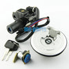 Honda CB600F Hornet Ignition Key Switch, Fuel Tank Cap, Seat Lock Set (98-02)