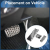 Jeep Grand Cherokee 3 Pcs Automatic Foot Accelerator Pedal Covers (2022-2025)