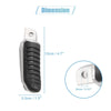 Motorcycle 1 Pair 8mm Aluminum Alloy Footrest Footpeg