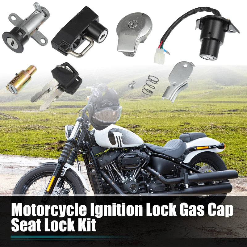 Yamaha XV535 Motorcycle Ignition Switch / Fuel Cap Seat Lock (1989–1998)