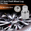 Mercedes-Benz with Locking Nut Key Tool Wheel Lock Lug Nut