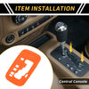 Jeep Wrangler JK JKU Center Console Gear Shift Frame Cover Trim (2011-2017)