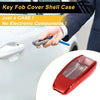 Mercedes Benz E Class (2017) - 3 Buttons Red TPU Car Key Case