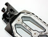 Honda CRF250 Motorcycle CNC Black Stainless Foot Pegs (2004-2023)