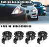 Toyota 4 x Black Rear Bumper Parking Sensor Retainers