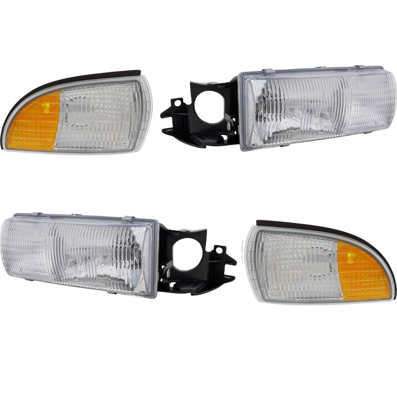 Headlight Kit For 91-96 Chevrolet Caprice with bulbs