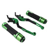 Kawasaki Ninja 250R Fold Extendable Brake Clutch Lever Grip Set (2008-2012)