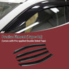 Kia Optima (2011-2015) Side Vent Visors Black Window Deflectors 1 Set