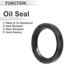 Oil Seal / 28x35x5mm / Nitrile Rubber Rotary Shaft Seal, 5 Pcs