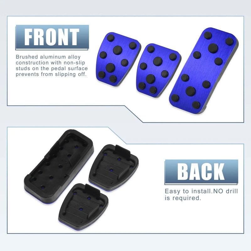 Subaru Impreza Forester Gas Brake Clutch Pedal Pad Covers