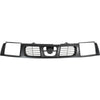 Grille For 1998-2000 Nissan Frontier Plastic Black Shell
