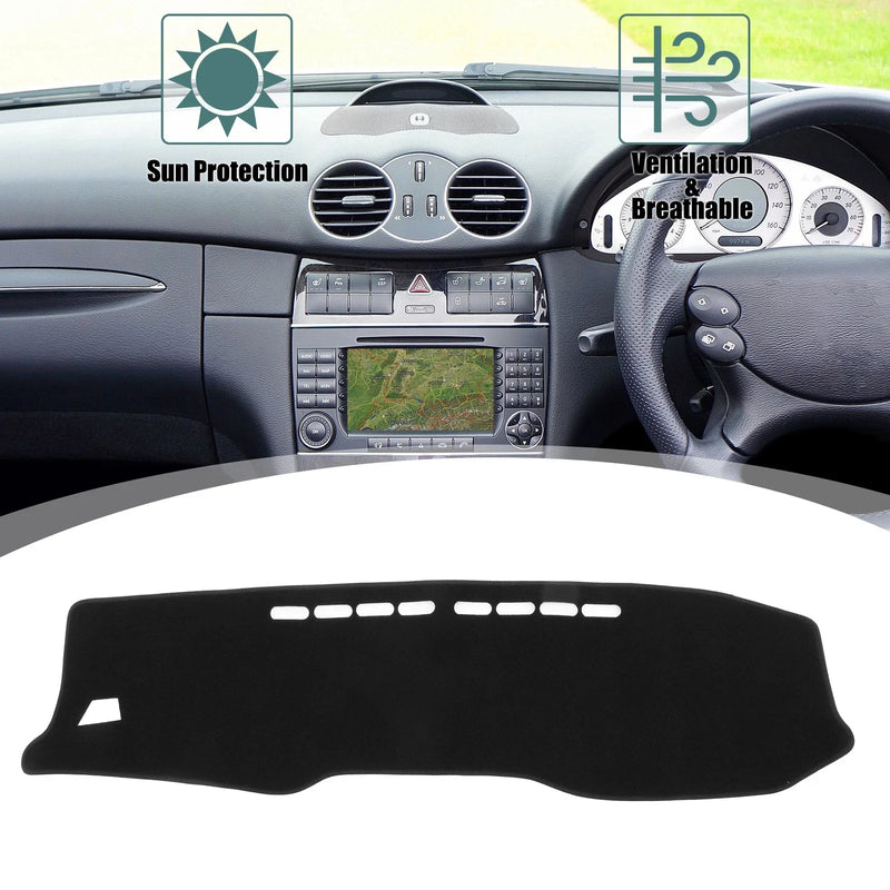 Toyota Hilux GUN125 Dashboard Cover Black Non-Slip Mat (2020–2023)