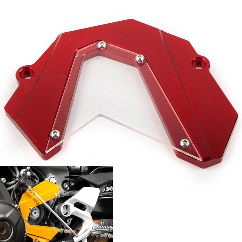 Yamaha MT-09 FZ09 Tracer 900 Red Sprocket Cover Chain Guard (2013-2020)