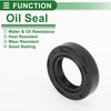 Oil Seal 17x28x7mm Black NBR Rubber Seal Ring Rotary Shaft Seal 5 Pcs