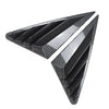 Audi A3 Sedan Carbon Fiber Rear Window Louvers Cover (2021-2024)