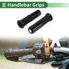 Motorcycle Hand Grips / 7/8" 22mm / Aluminum Alloy Black