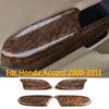 Honda Accord Crosstour 4pcs Wood Grain Interior Door Armrest Trim (2008–2013)