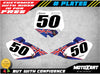 KTM 50 (2002-2008) Decals Aussie Style Custom Number Plates