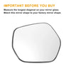 Honda HR-V Left Side White Mirror Glass w/ Back (2014-2020)