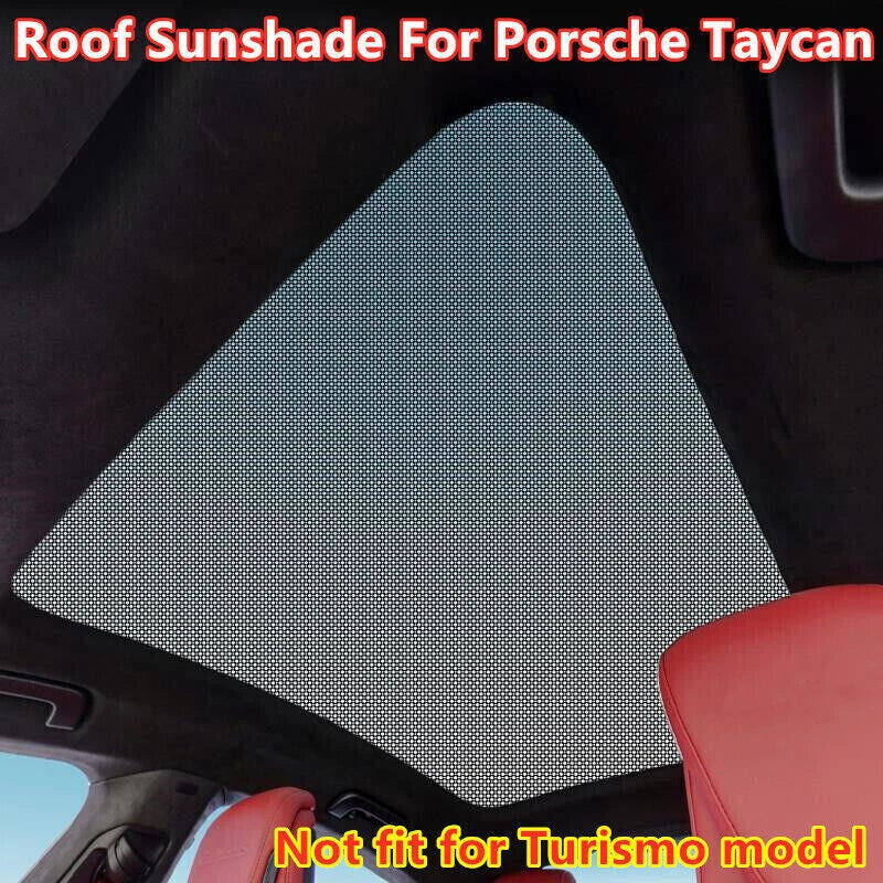 Porsche Taycan Glass Roof Sunshade Window Shade Sunroof Upgrade Mesh Net