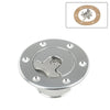 Universal 6 Hole Billet Fuel Filler Neck Pop-Up Gas Cap