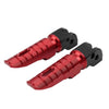 Ducati Monster 696 2008-2014, 796 2011-2014 Red Passenger Rear Footrests Pegs