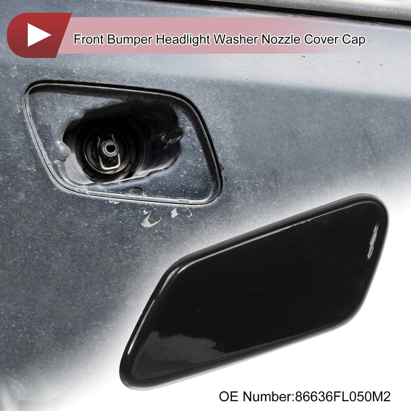 Subaru XV Crosstrek (2018-2020) Black Front Left Washer Nozzle Cover