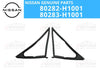 NISSAN DATSUN 1200 B120 Front Door Ventilator Weather Strip LHRH Set