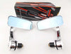 Motorcycle Rear View Side Mirror 7/8" Chrome Handle Bar End Mirrors