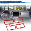 Ford Bronco Air Condition Outlet Vent Trim Cover Frame 4 x Red (2021-2024)