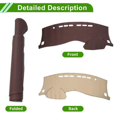 Nissan Tiida (2011-2017) Brown Dashboard Cover Mat